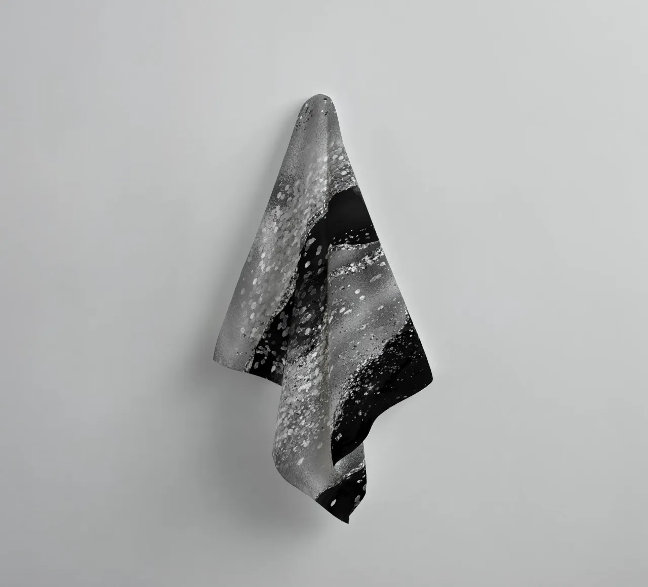 Texture Agata Nera Glitterata 03 asciugamano da bagno da Gemstone Textures