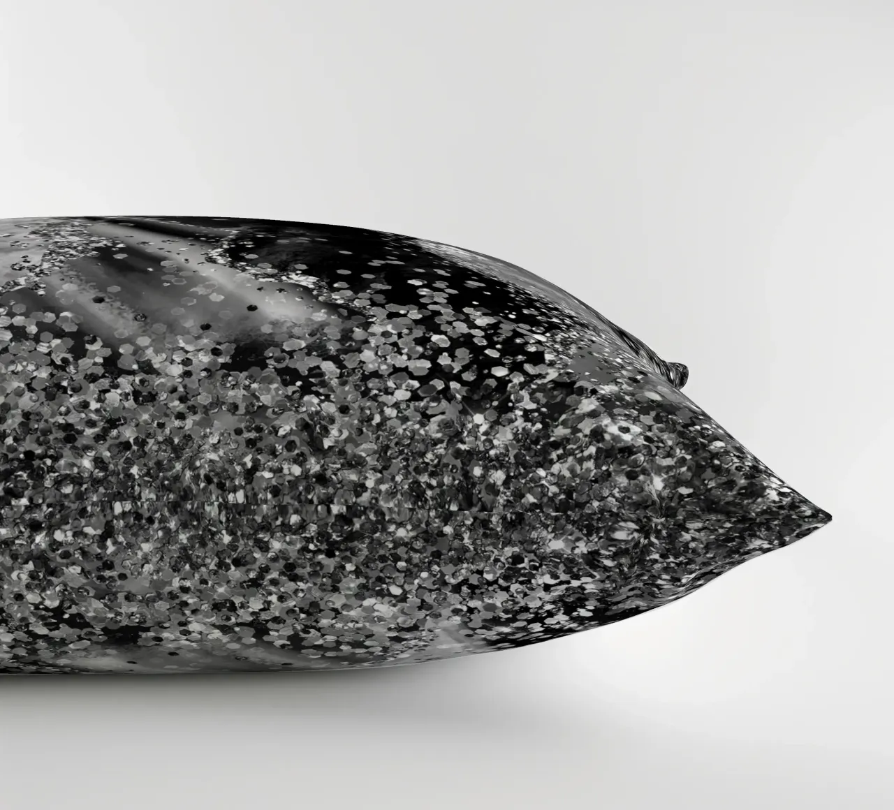 Texture Agata Nera Glitterata 04 cuscino da Gemstone Textures