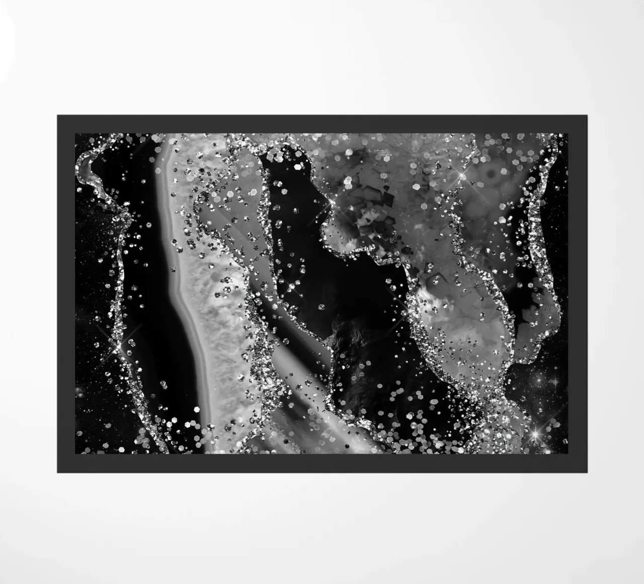 Texture Agata Nera Glitterata 04 zerbino da Gemstone Textures