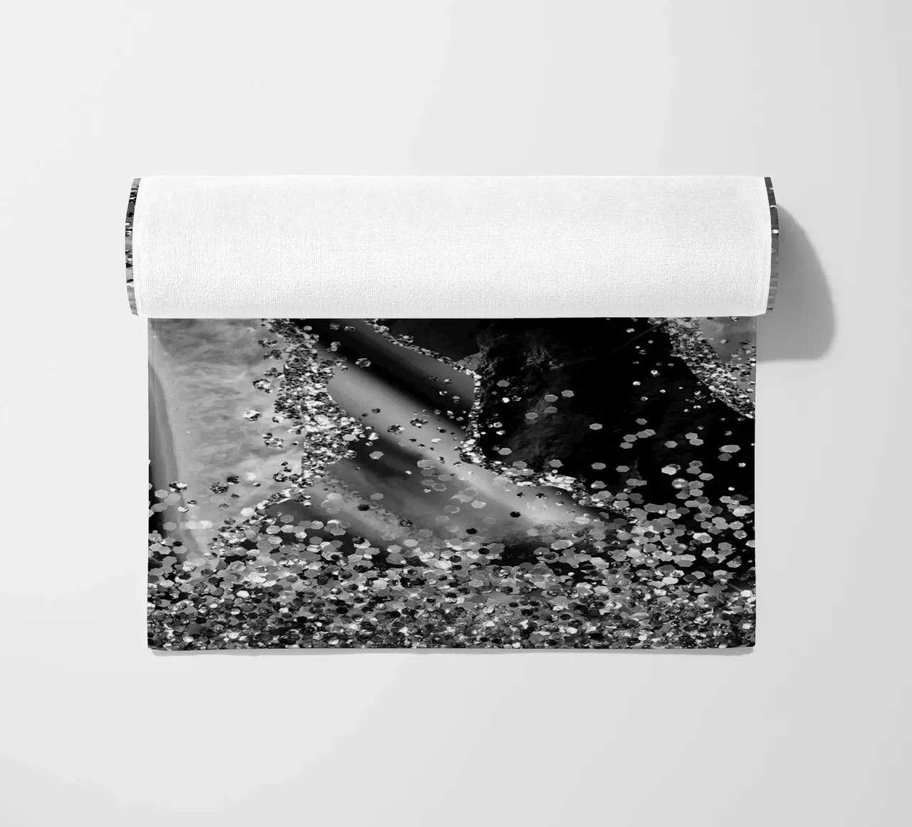 Texture Agata Nera Glitterata 04 telo mare da Gemstone Textures
