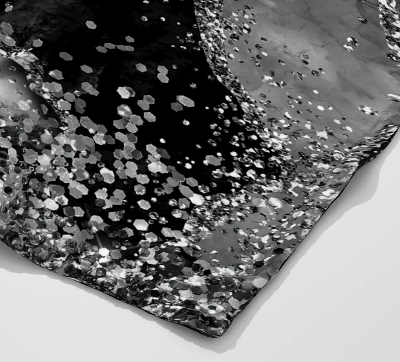 Texture Agata Nera Glitterata 04 coperta in pile da Gemstone Textures