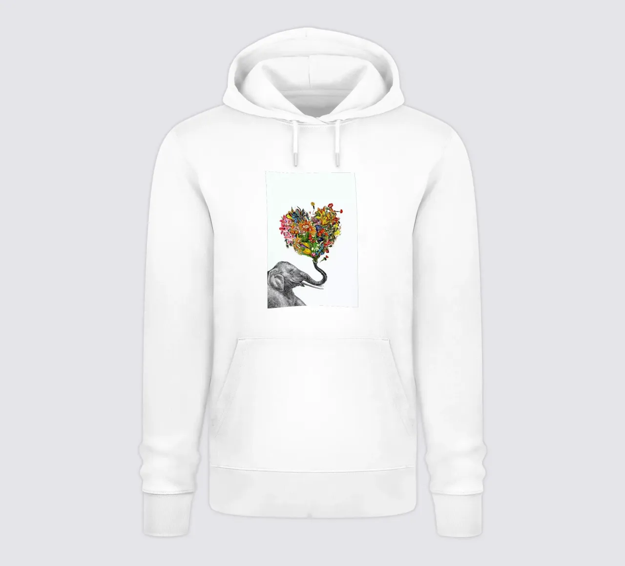 The Happy Elephant sudadera con capucha de Rococco LA