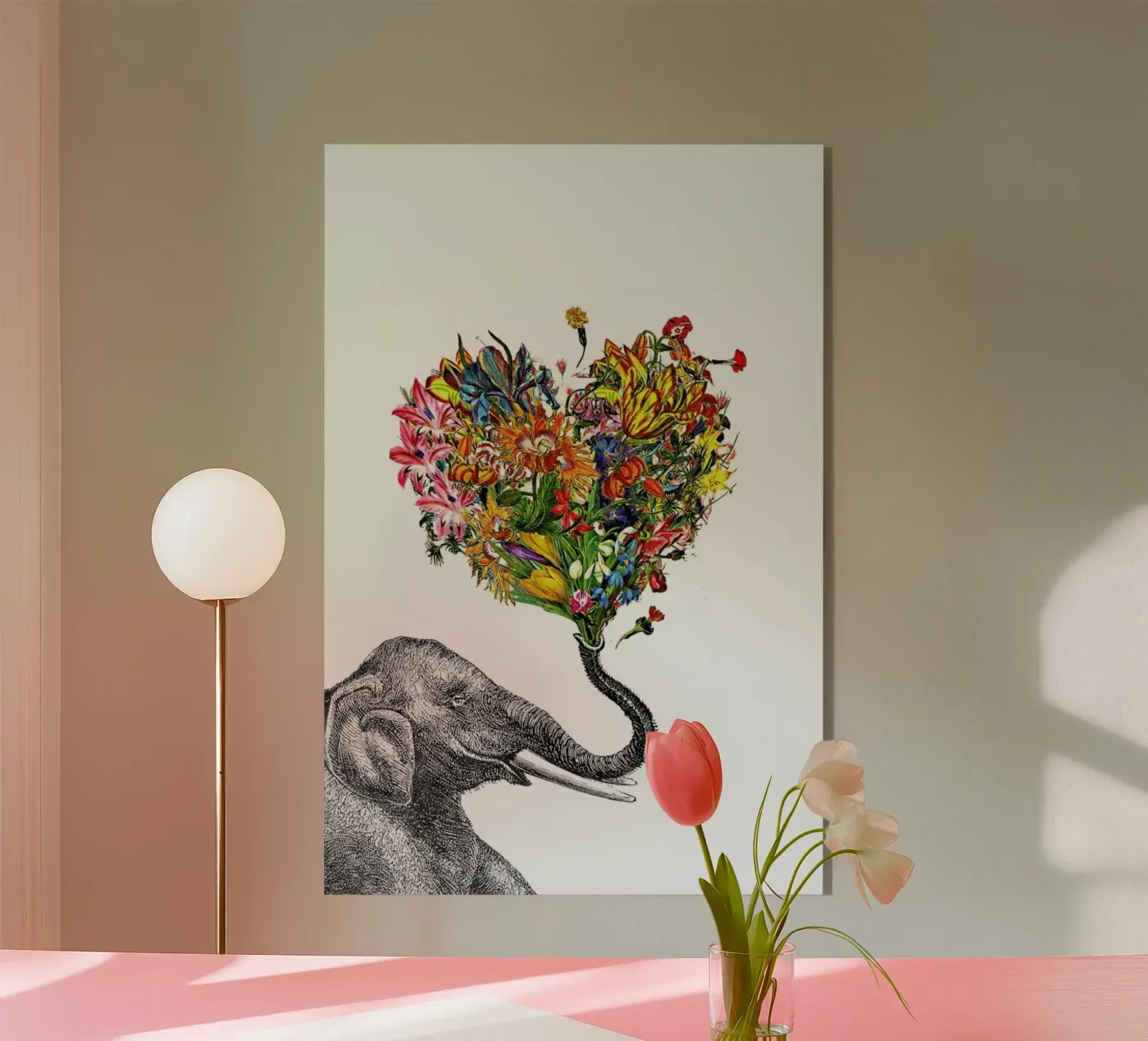 The Happy Elephant plexiglass da Rococco LA