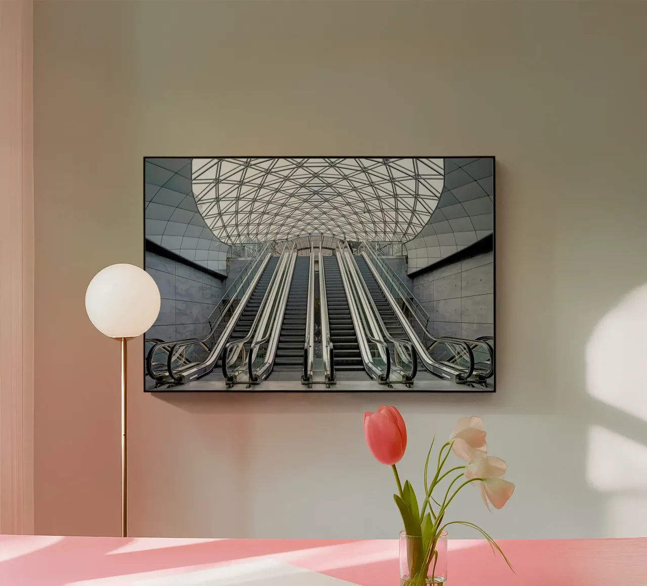 Triangeln plexiglass da Michael Belhadi