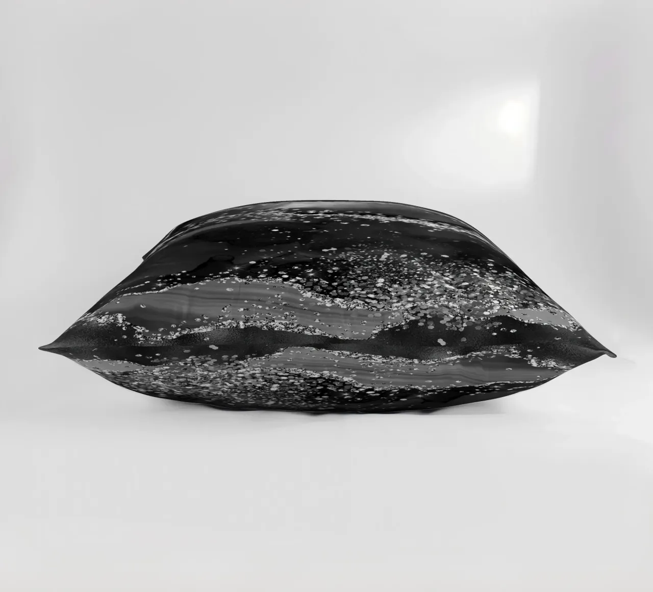Agata nera glitterata Texture 05 cuscino da Gemstone Textures