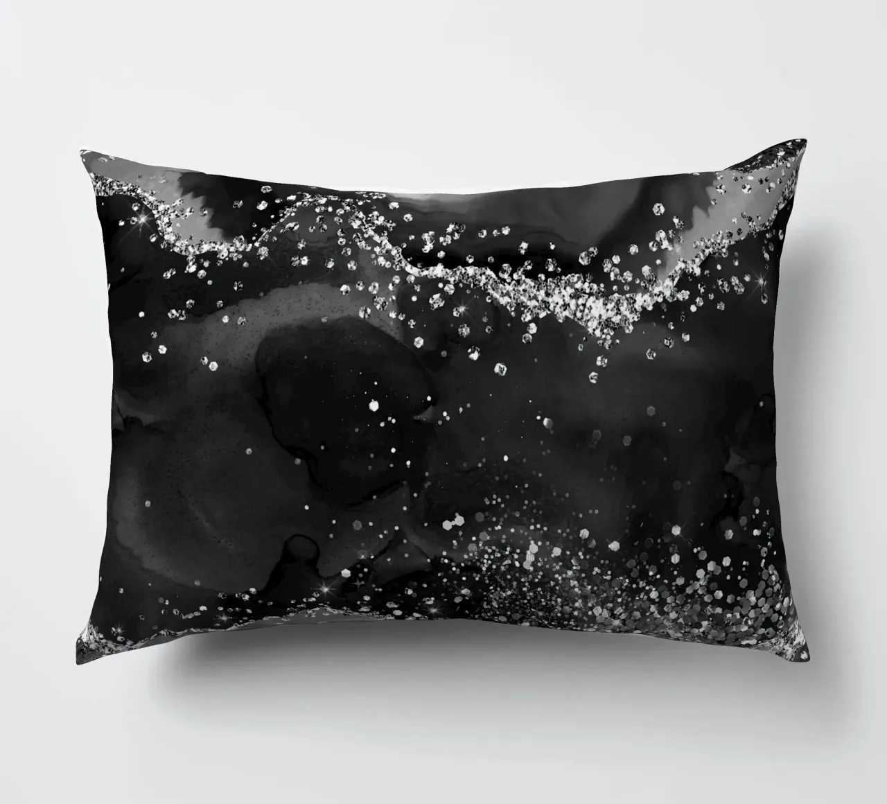 Agata nera glitterata Texture 05 cuscino da Gemstone Textures