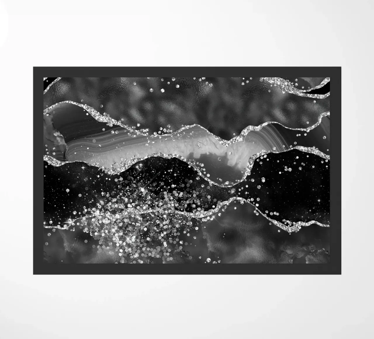 Agata nera glitterata Texture 06 zerbino da Gemstone Textures