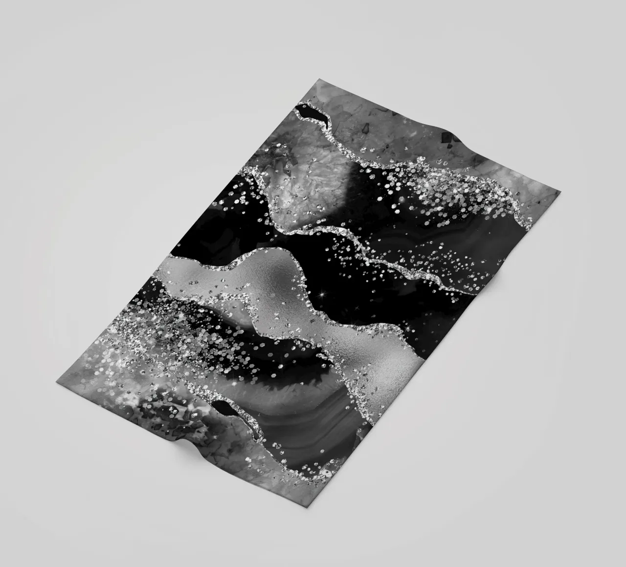 Texture Agata Nera Glitterata 07 telo mare da Gemstone Textures
