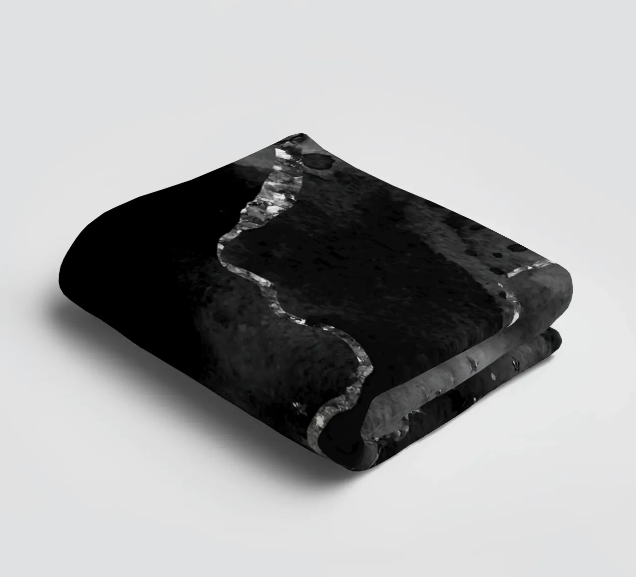 Texture Agata Nera Glitterata 08 asciugamano da bagno da Gemstone Textures