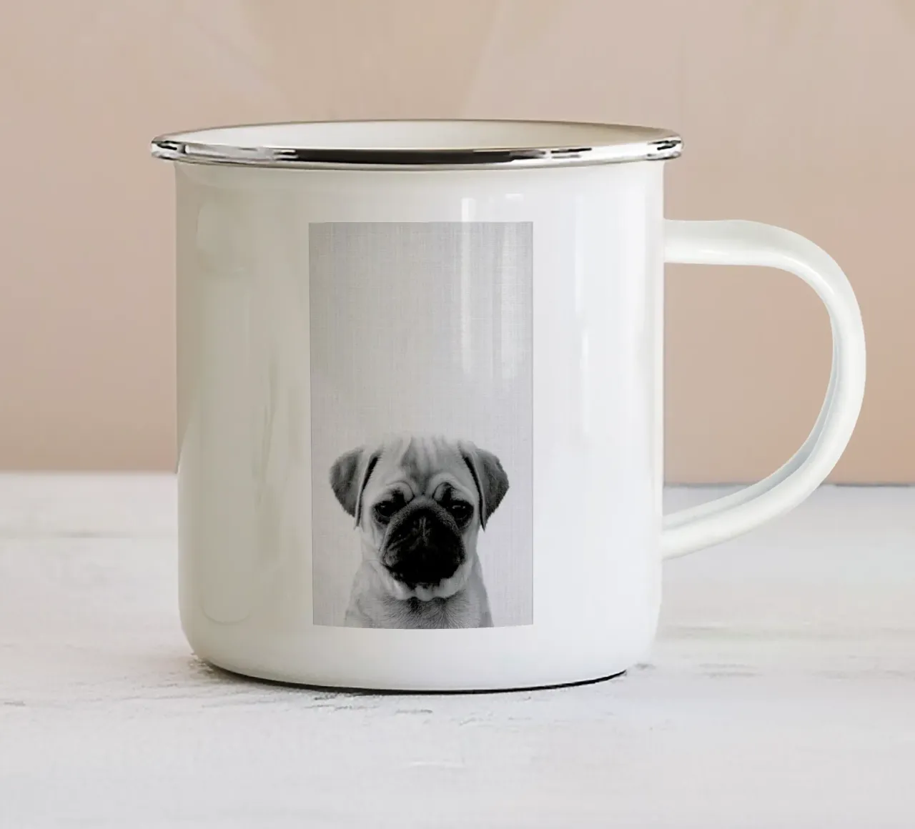 Print 44 mug en émail de Lila x Lola