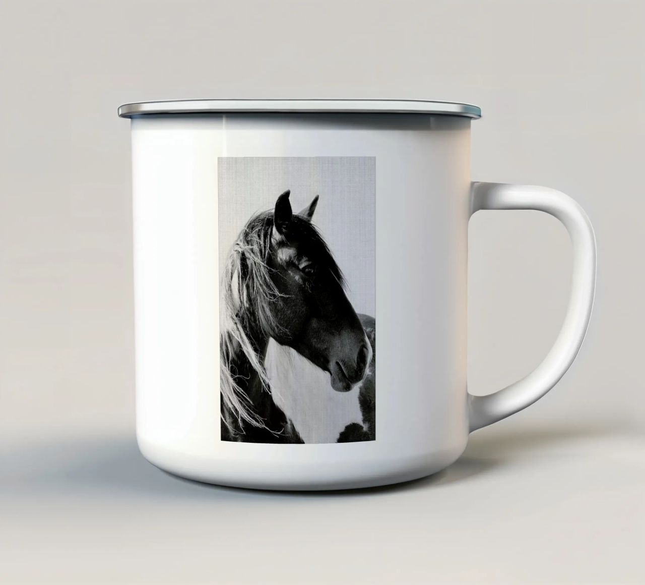 Print 181 enamel mug by Lila x Lola