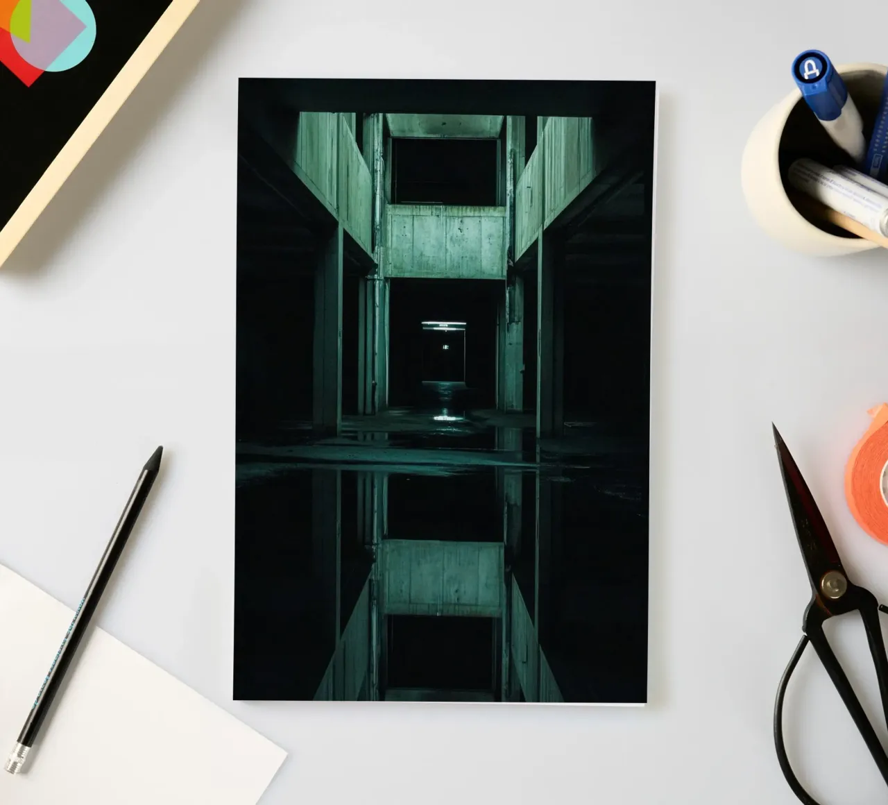 The Mysterious Corridors of Marseille notebook by By Night