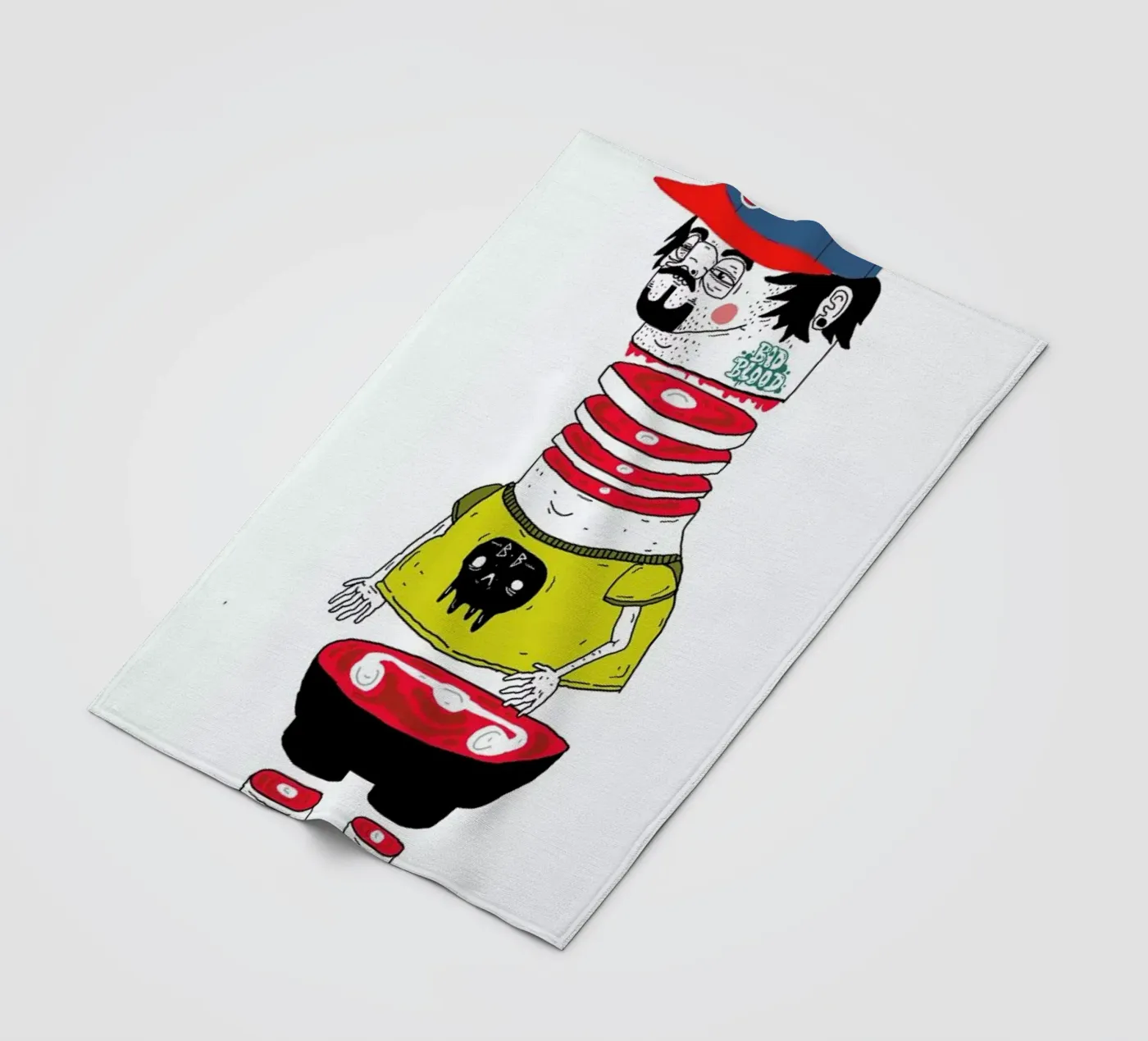 Chopsuey fleecedeken van Nick Cocozza