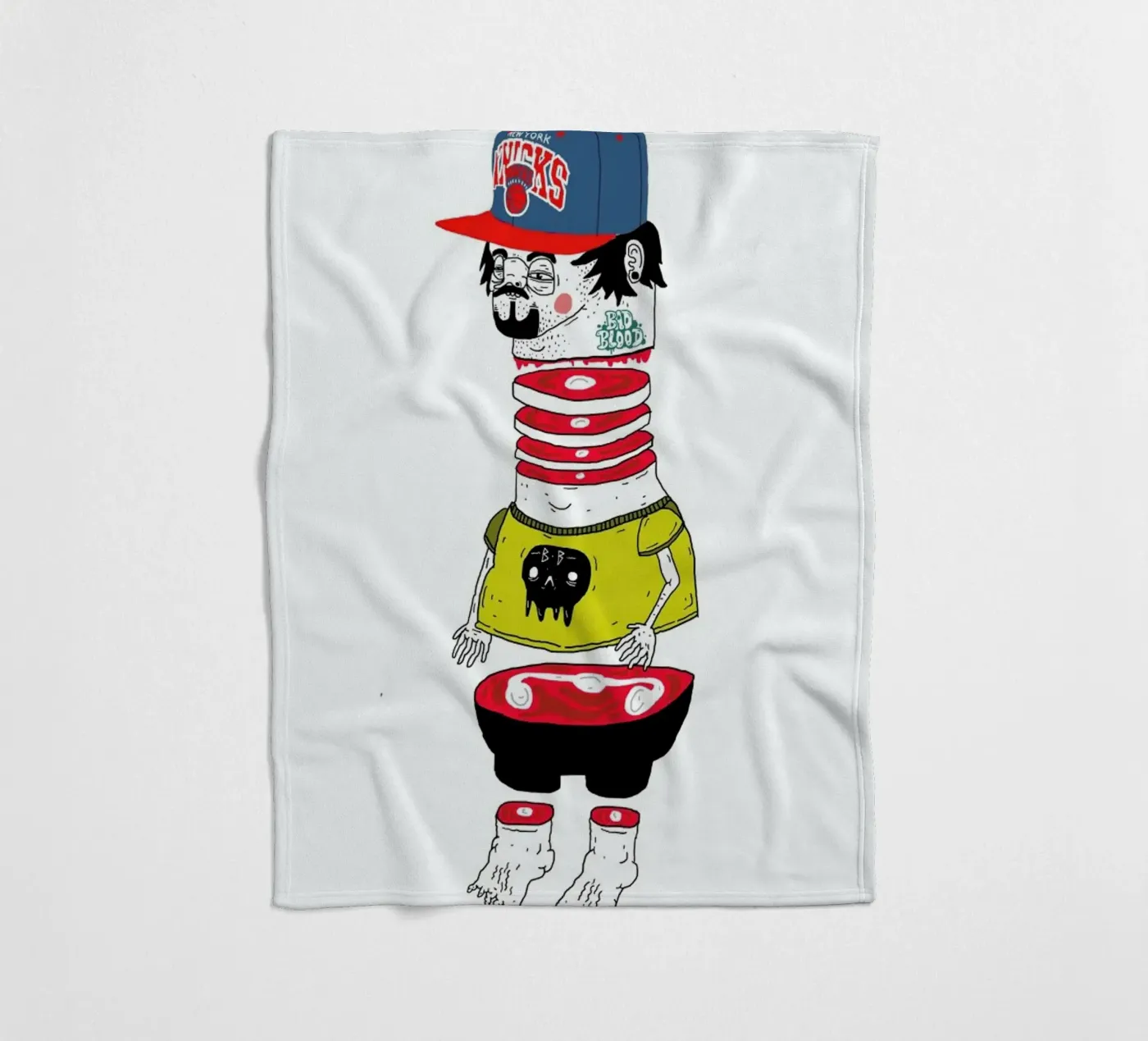 Chopsuey fleecedeken van Nick Cocozza