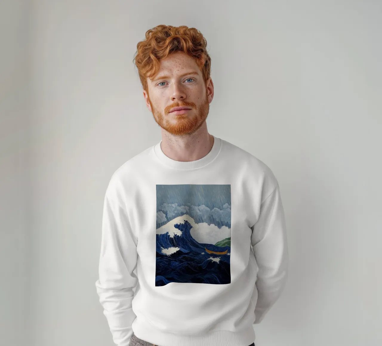 The Great Wave felpa da Art Center