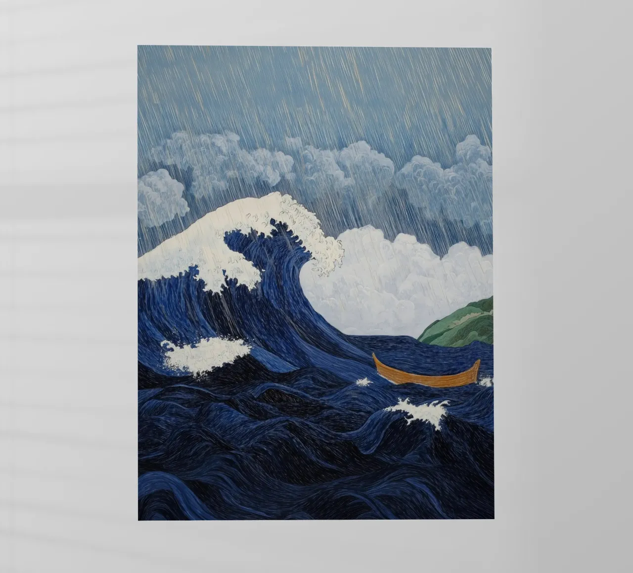 The Great Wave pellicola backlit da Art Center