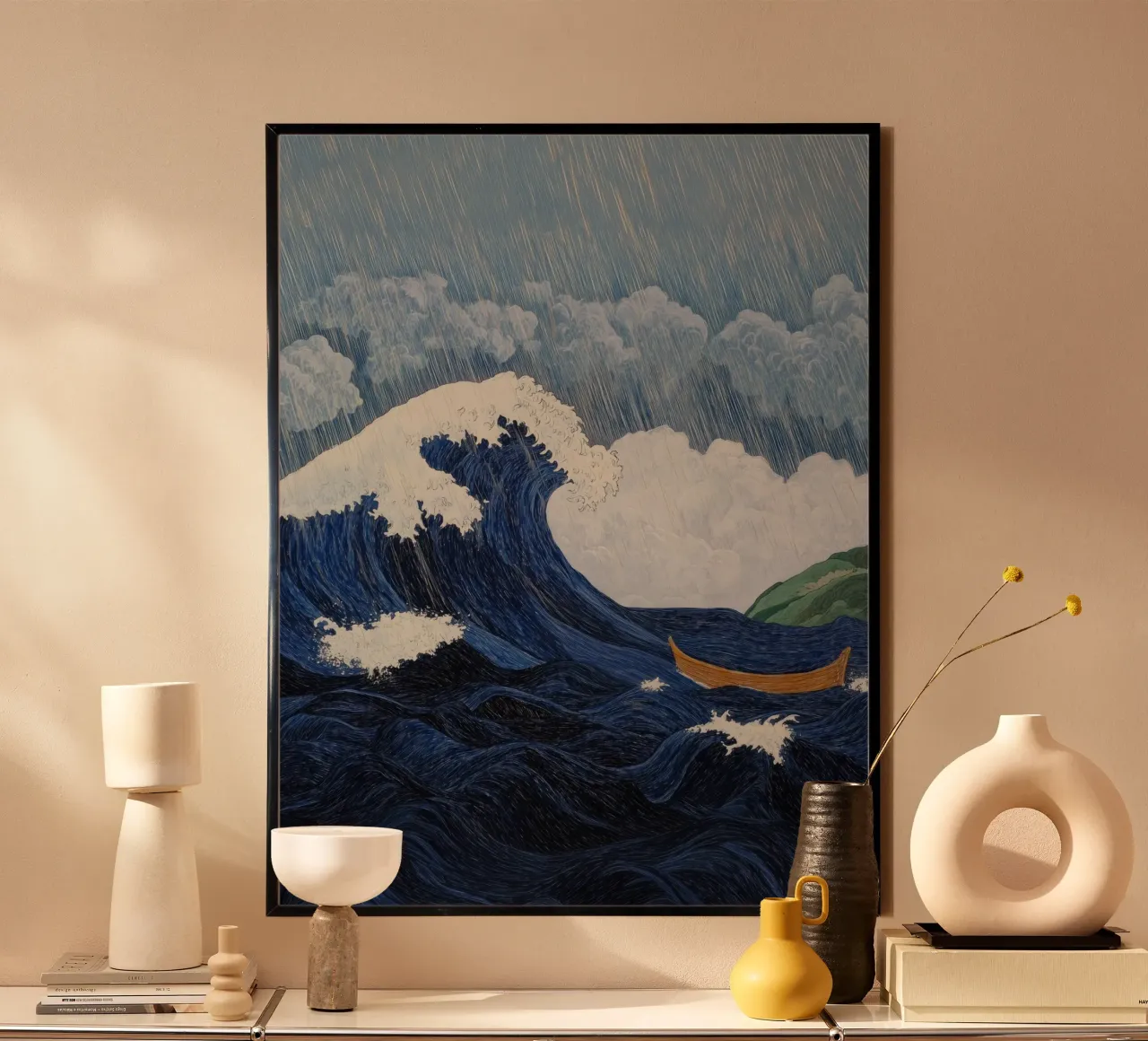 The Great Wave carta hahnemühle da Art Center