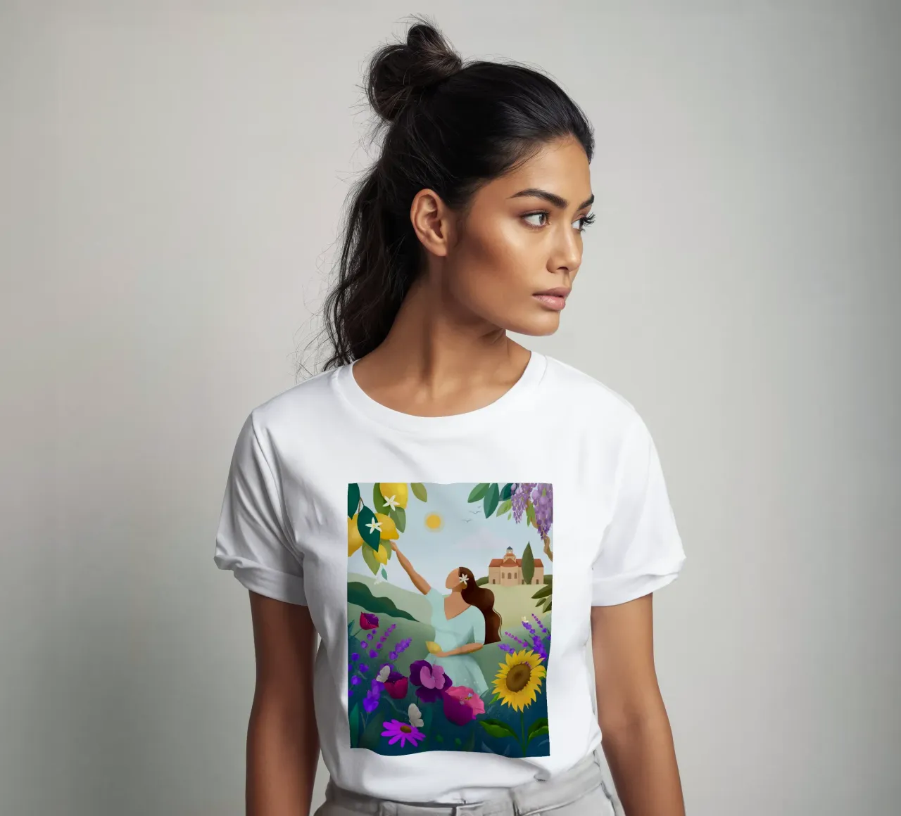 Spring in Provence t-shirt da PetrArts