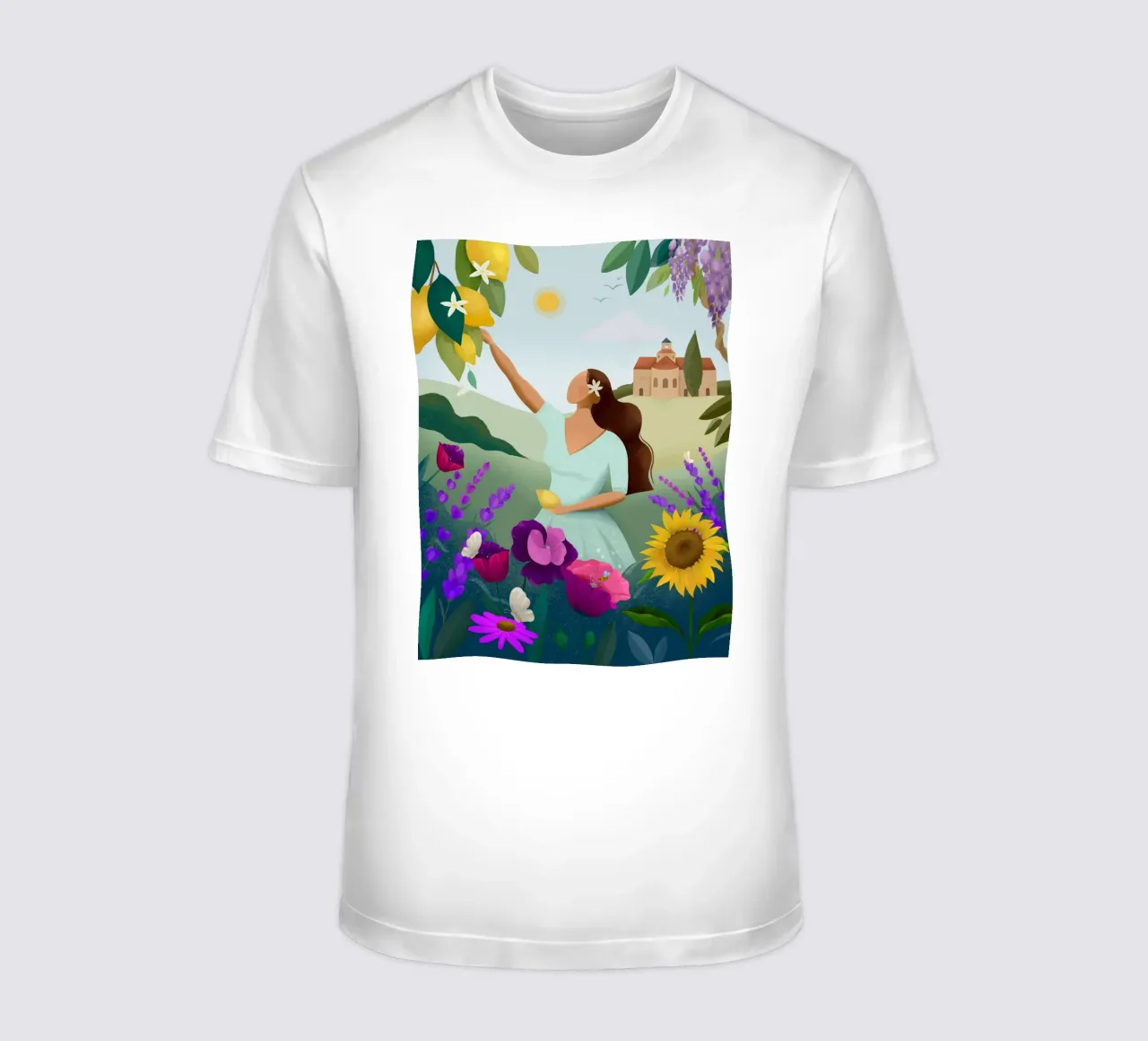 Spring in Provence t-shirt da PetrArts