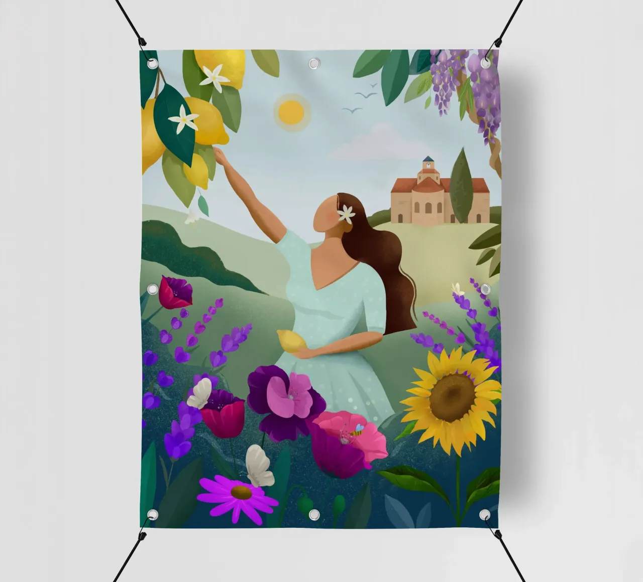 Spring in Provence telo in pvc da PetrArts