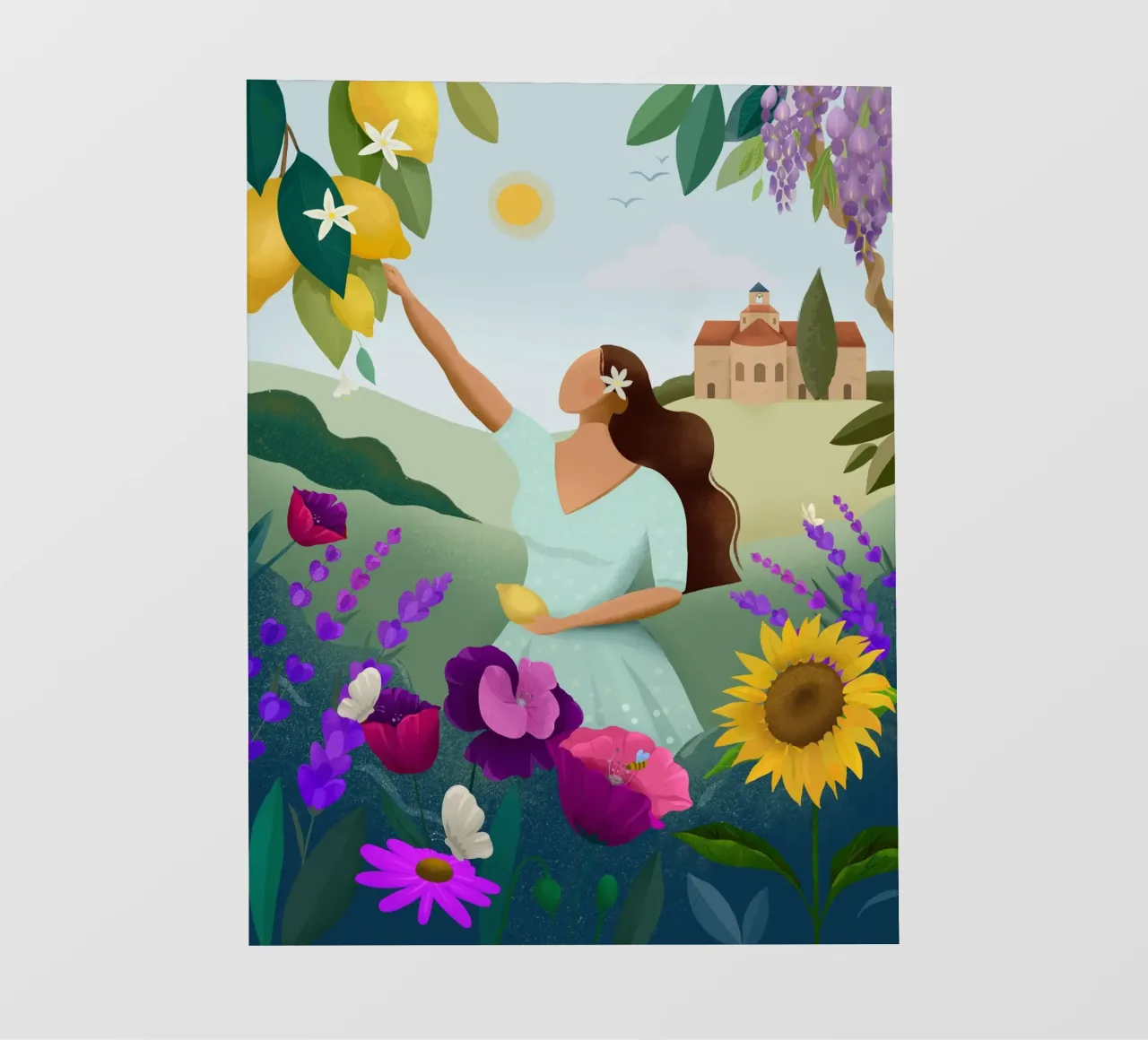 Spring in Provence telo in pvc da PetrArts
