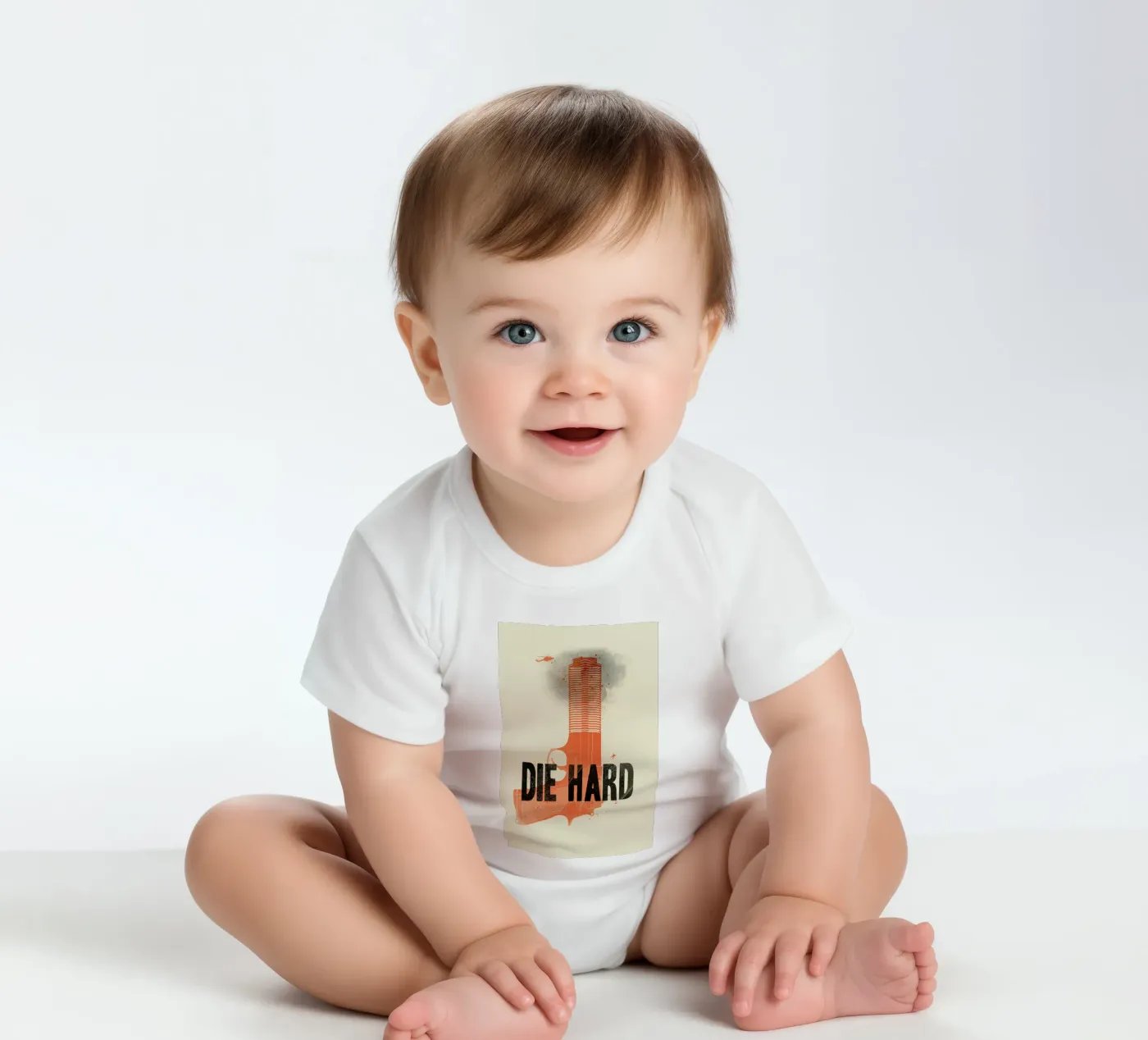 Die hard Kurzarm Babybody von Chris Wharton