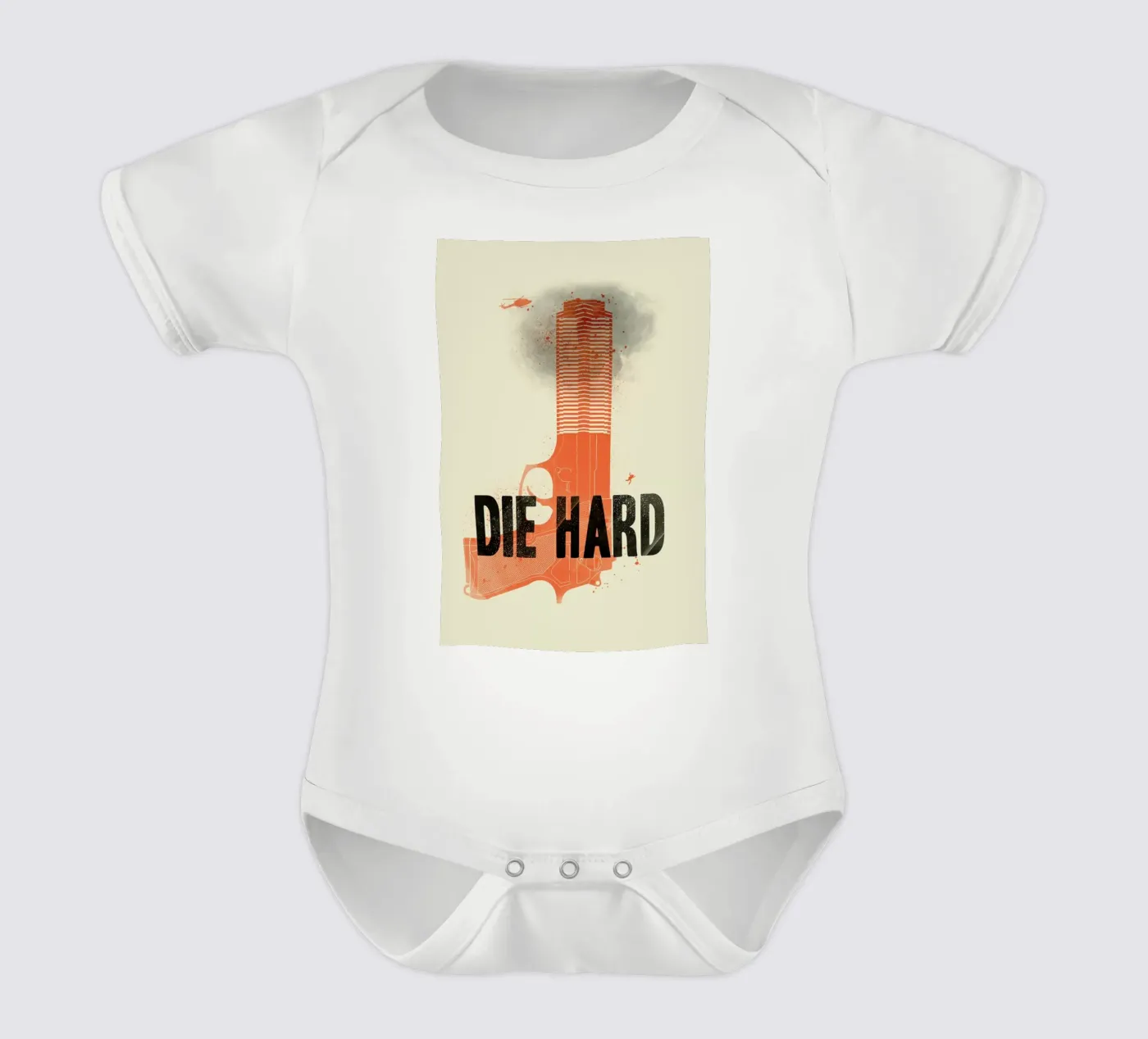 Die hard Kurzarm Babybody von Chris Wharton