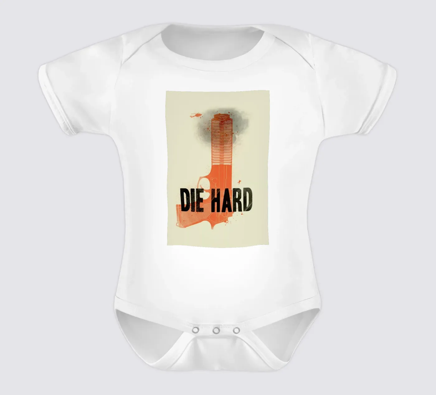 Die hard Kurzarm Babybody von Chris Wharton