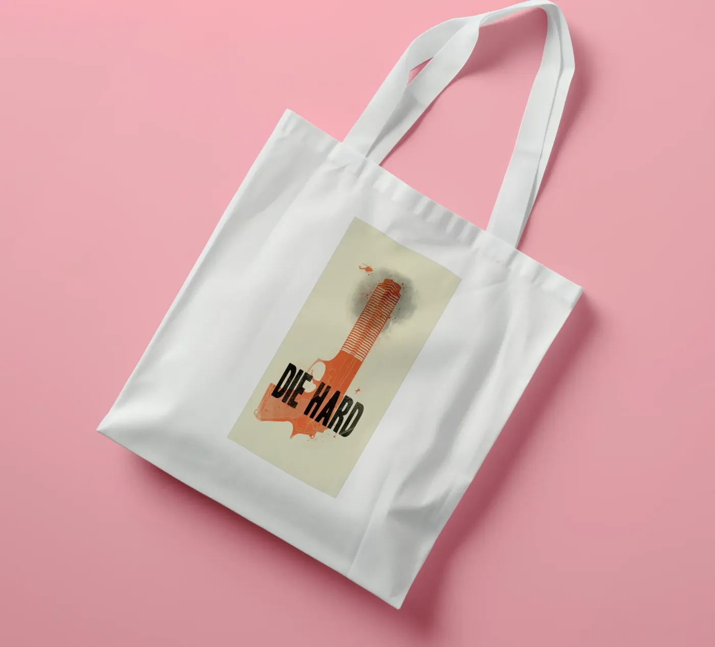 Die hard tote bag by Chris Wharton