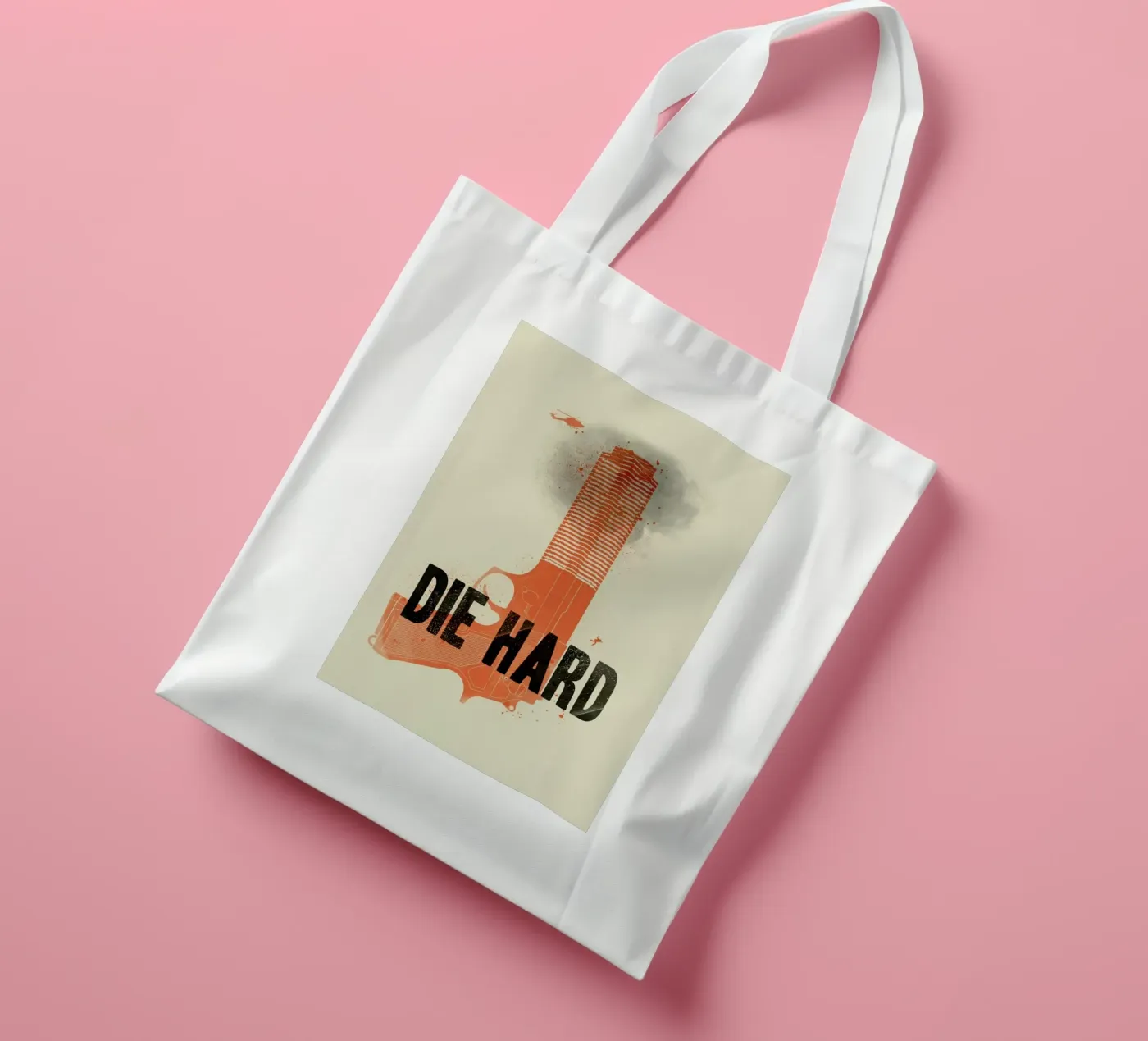 Die hard tote bag by Chris Wharton
