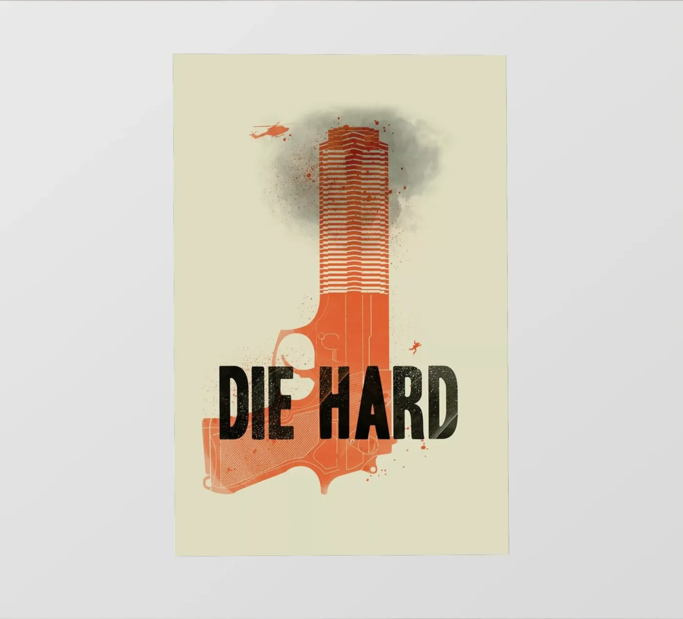 Die hard backlit folie van Chris Wharton