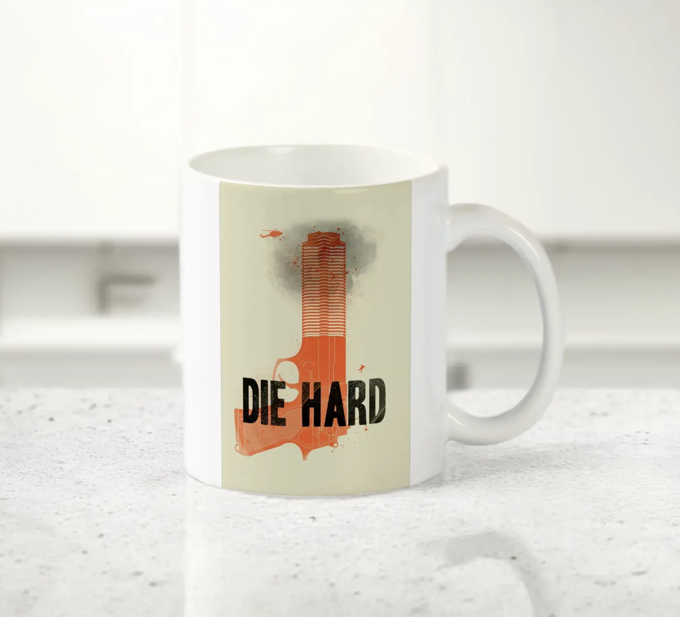 Die hard mug en céramique de Chris Wharton