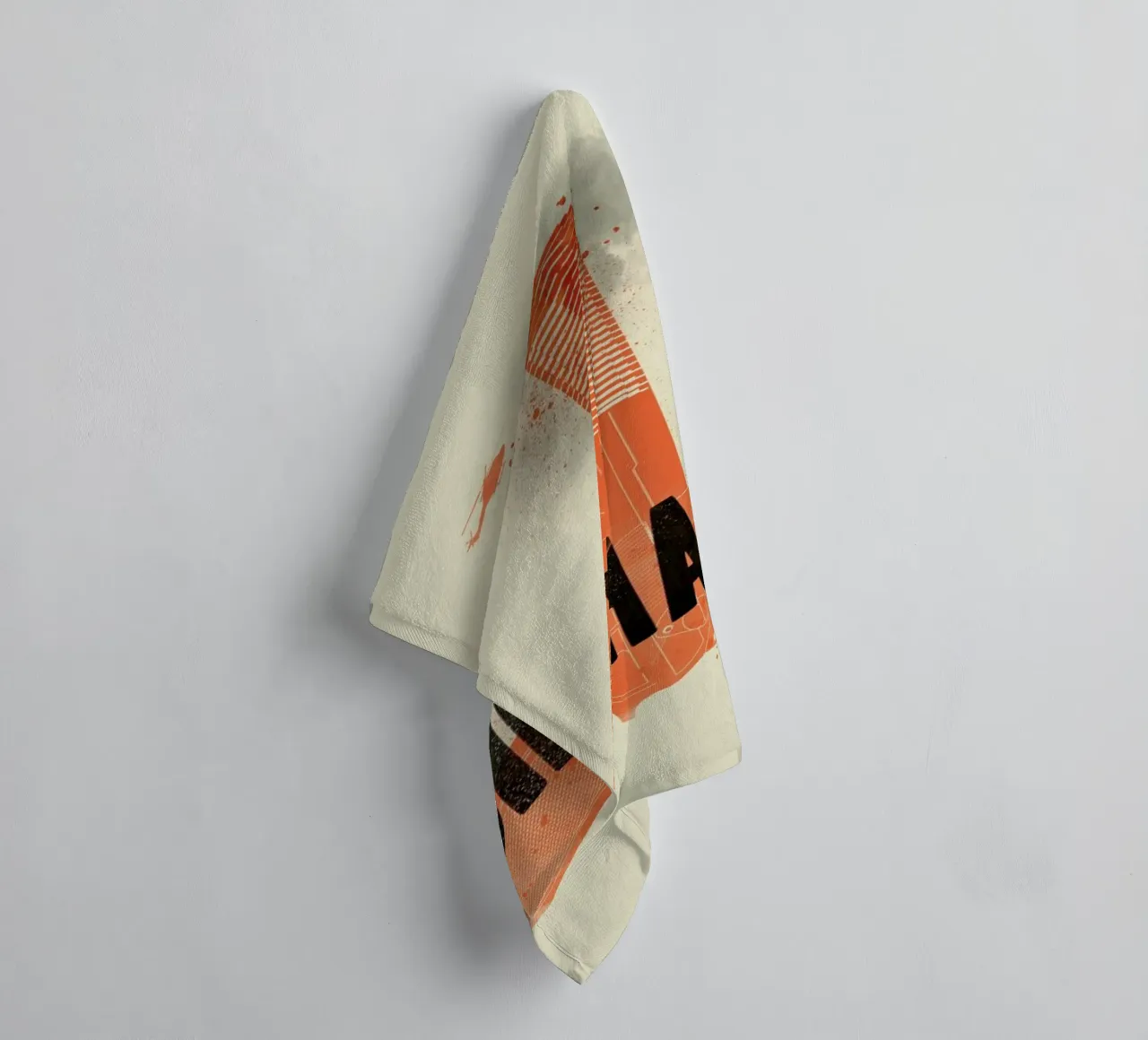 Die hard towel by Chris Wharton