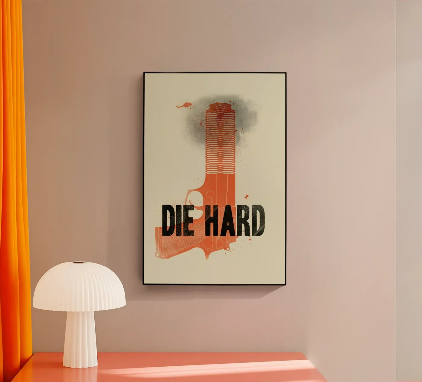 Die hard acrylic glass by Chris Wharton
