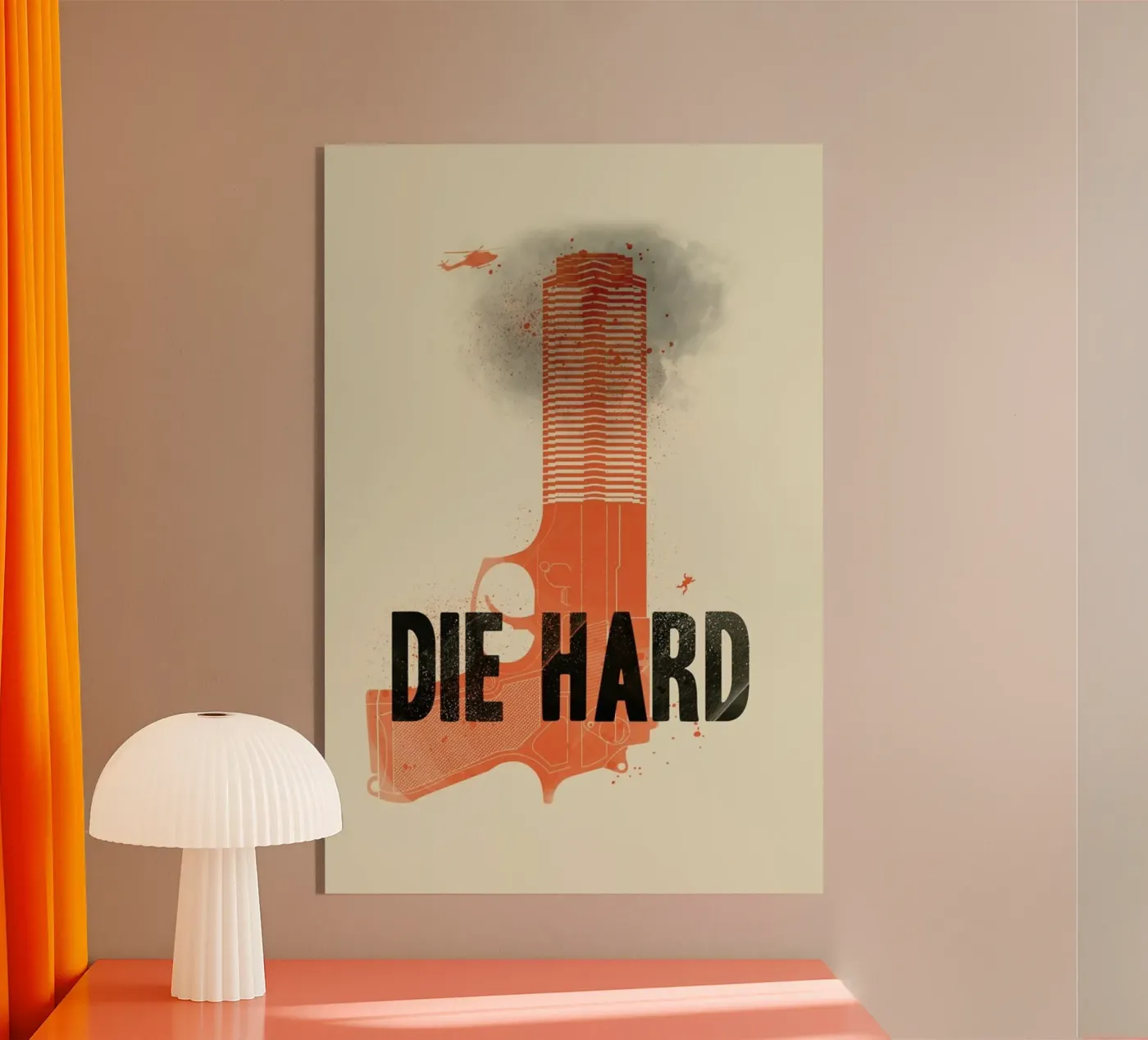Die hard acrylic glass by Chris Wharton