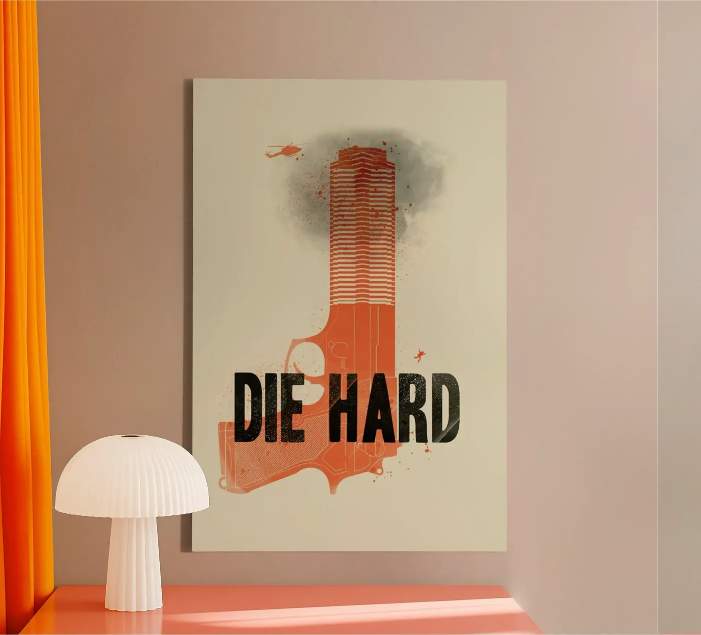 Die hard canvas van Chris Wharton