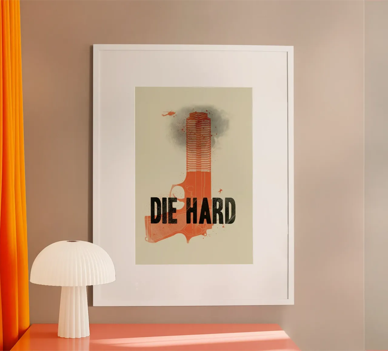 Die hard poster de Chris Wharton