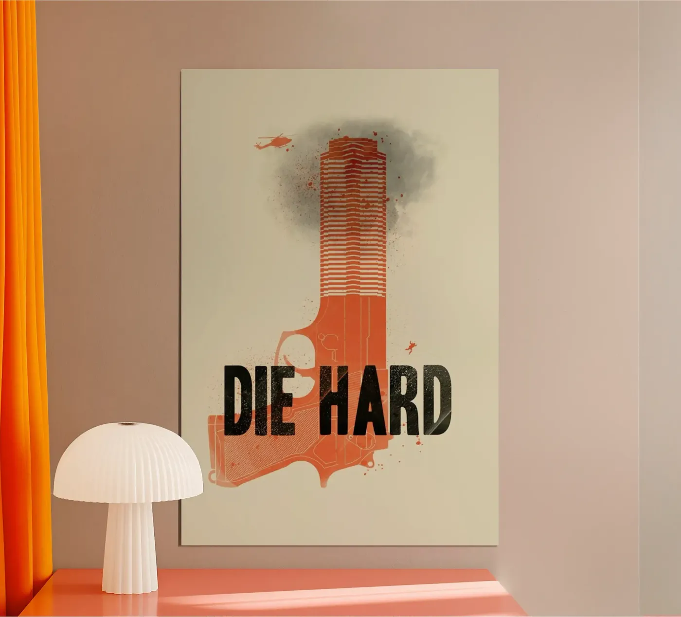 Die hard poster de Chris Wharton