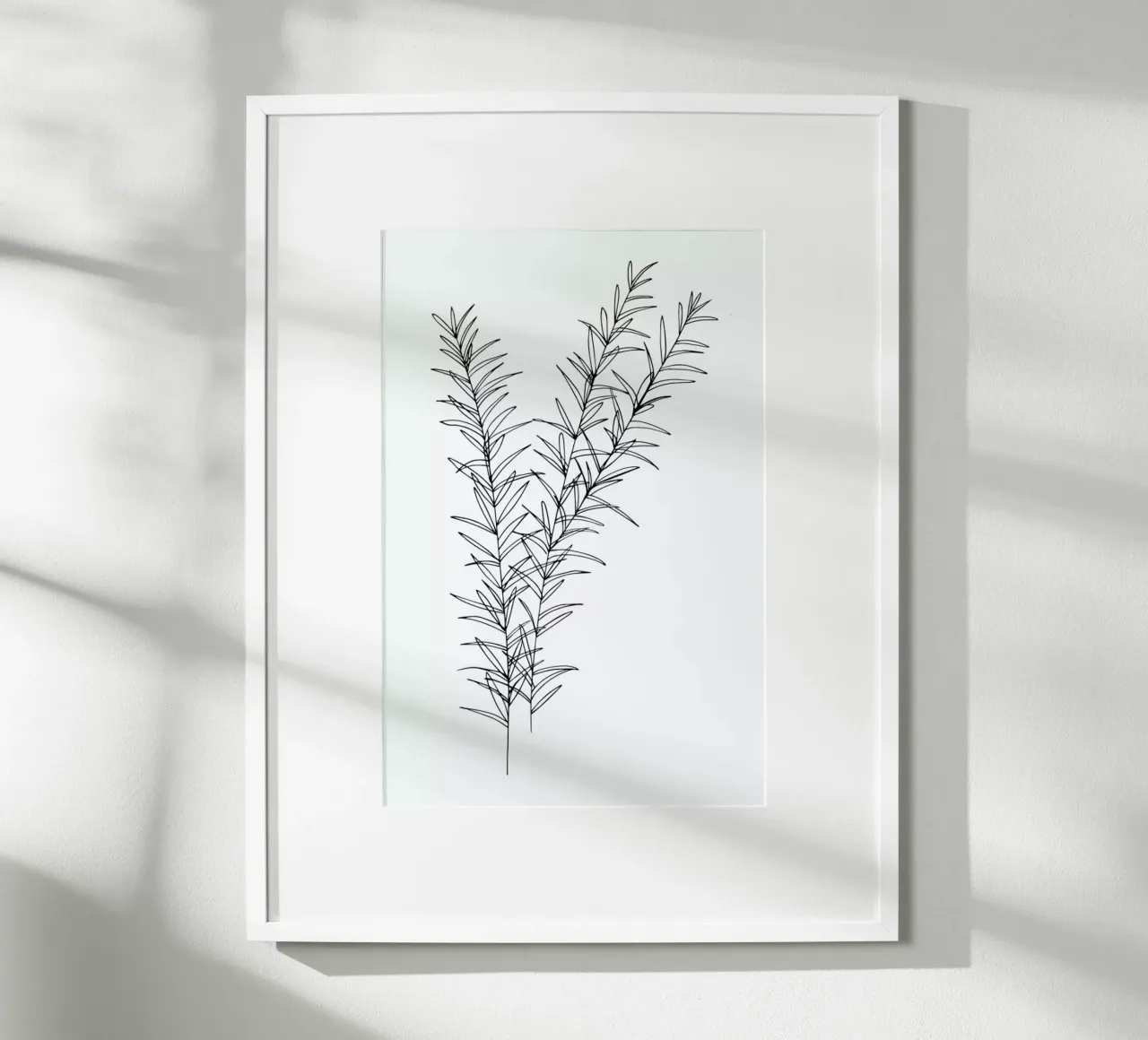 Rosmarin poster con telaio in legno da Studio Karamelo