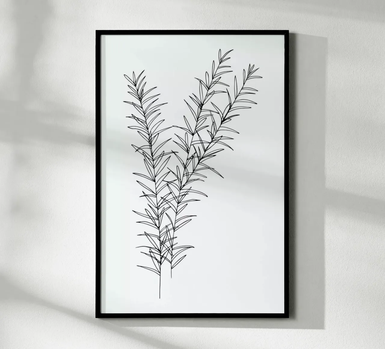 Rosmarin poster con telaio in legno da Studio Karamelo