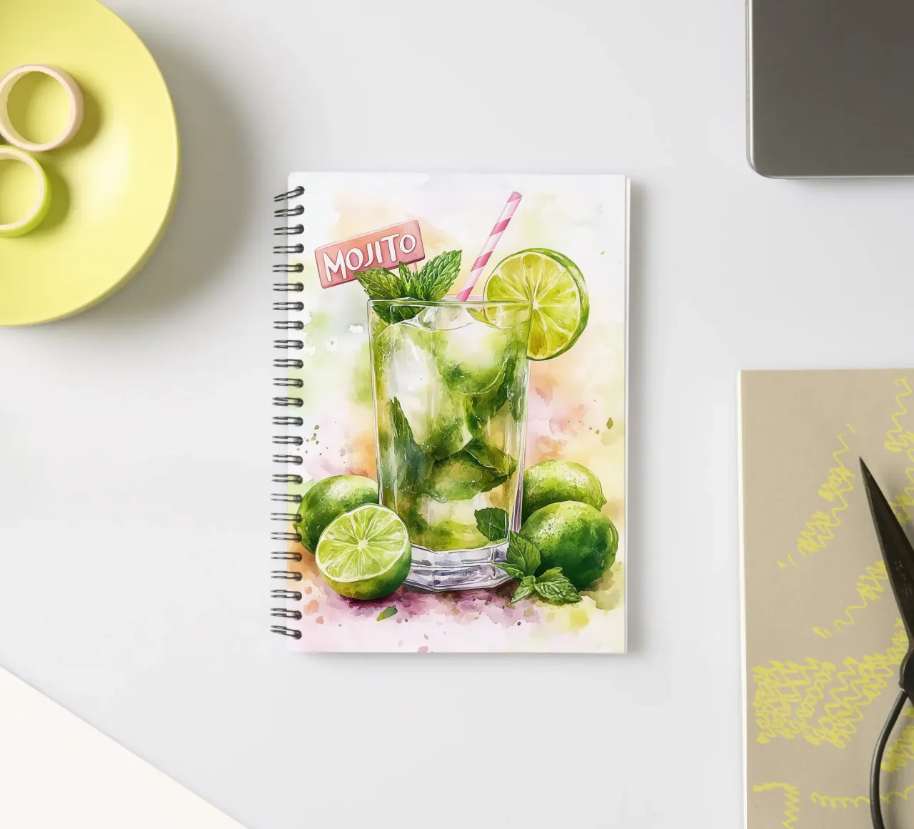Refreshing mojito spiral notebook by Spice & Style