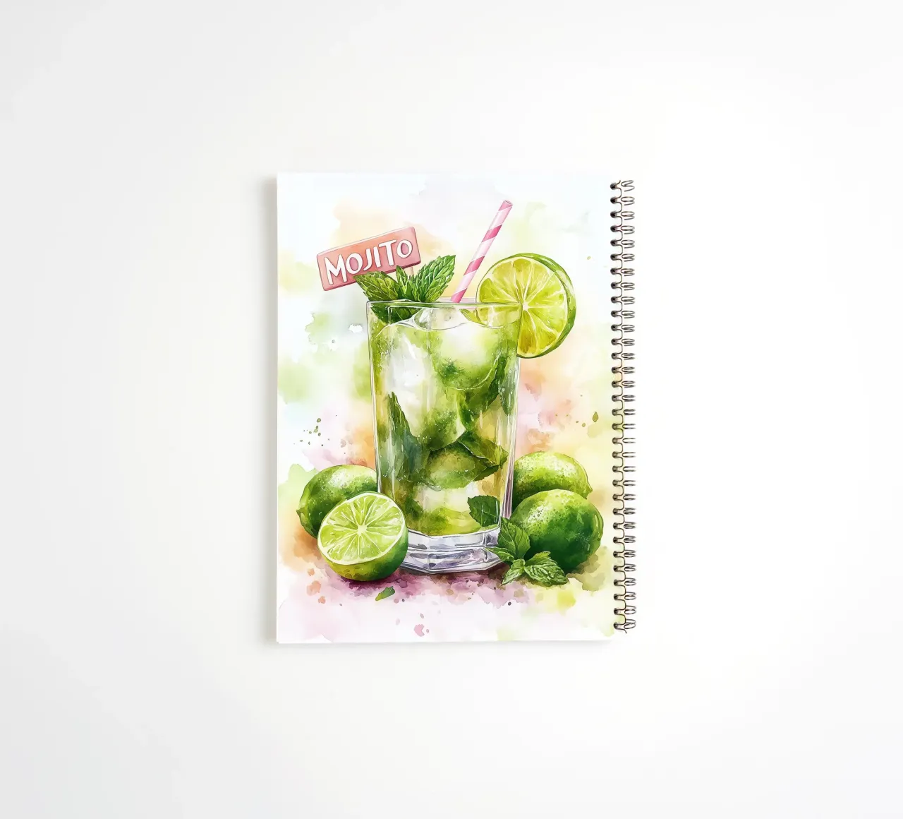 Refreshing mojito spiral notebook by Spice & Style