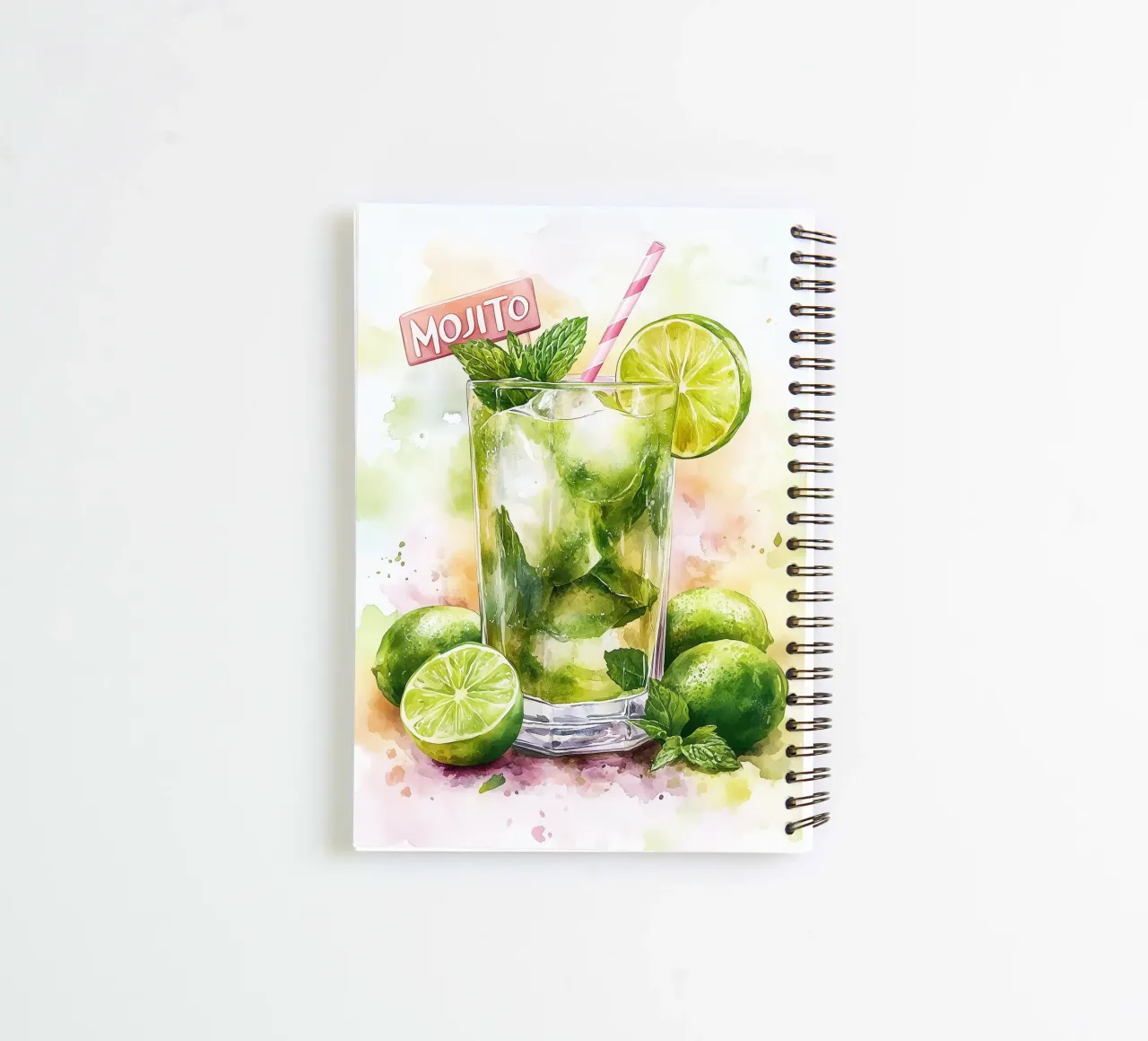 Refreshing mojito spiral notebook by Spice & Style
