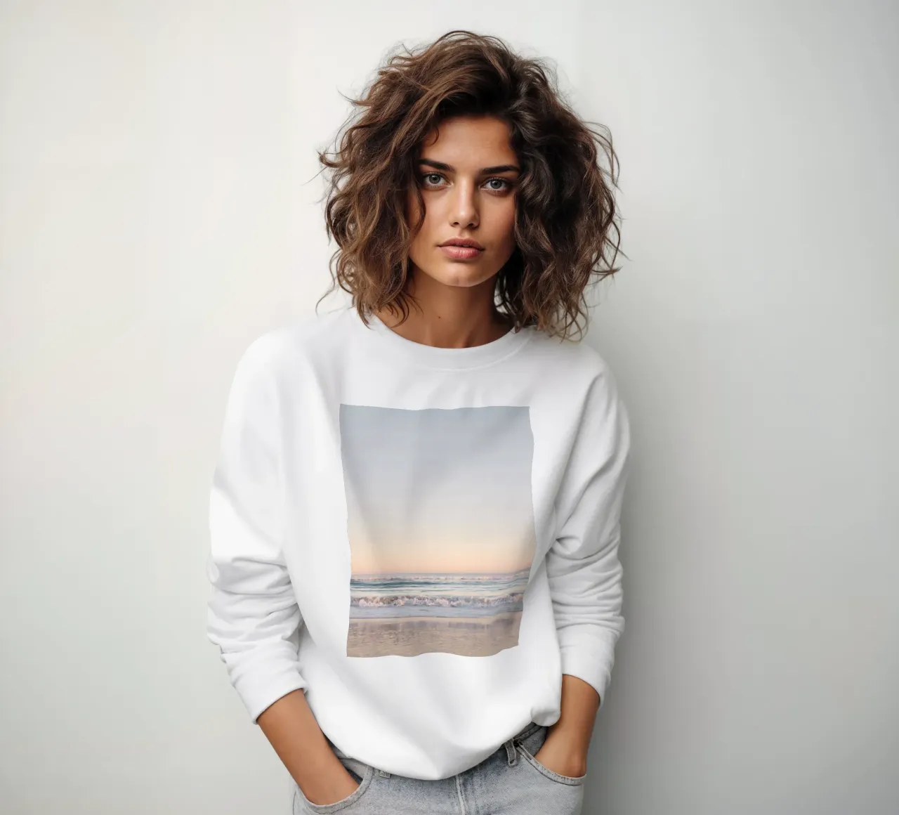 Paesaggio onirico in pastello felpa da Dagmar Pels