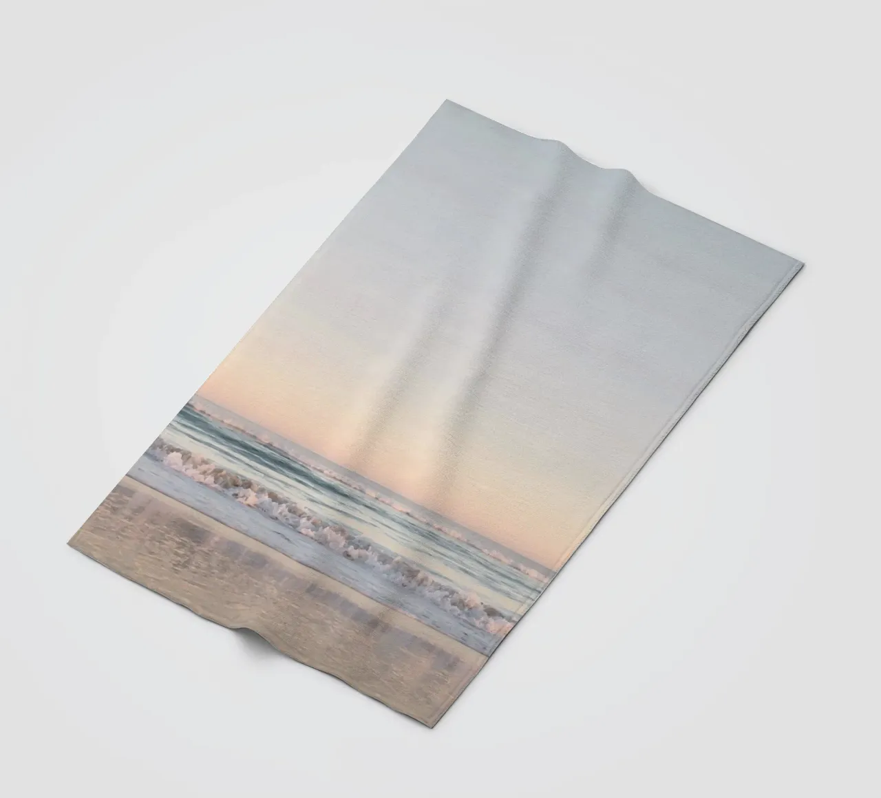 Paesaggio onirico in pastello coperta in pile da Dagmar Pels