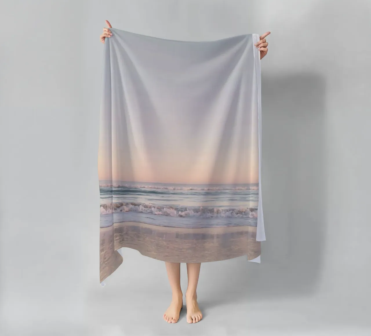 Paesaggio onirico in pastello telo mare da Dagmar Pels