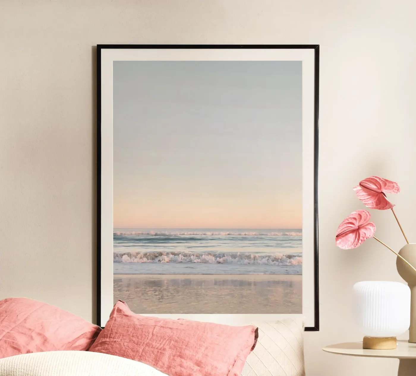 Traumlandschaft in Pastell Poster von Dagmar Pels