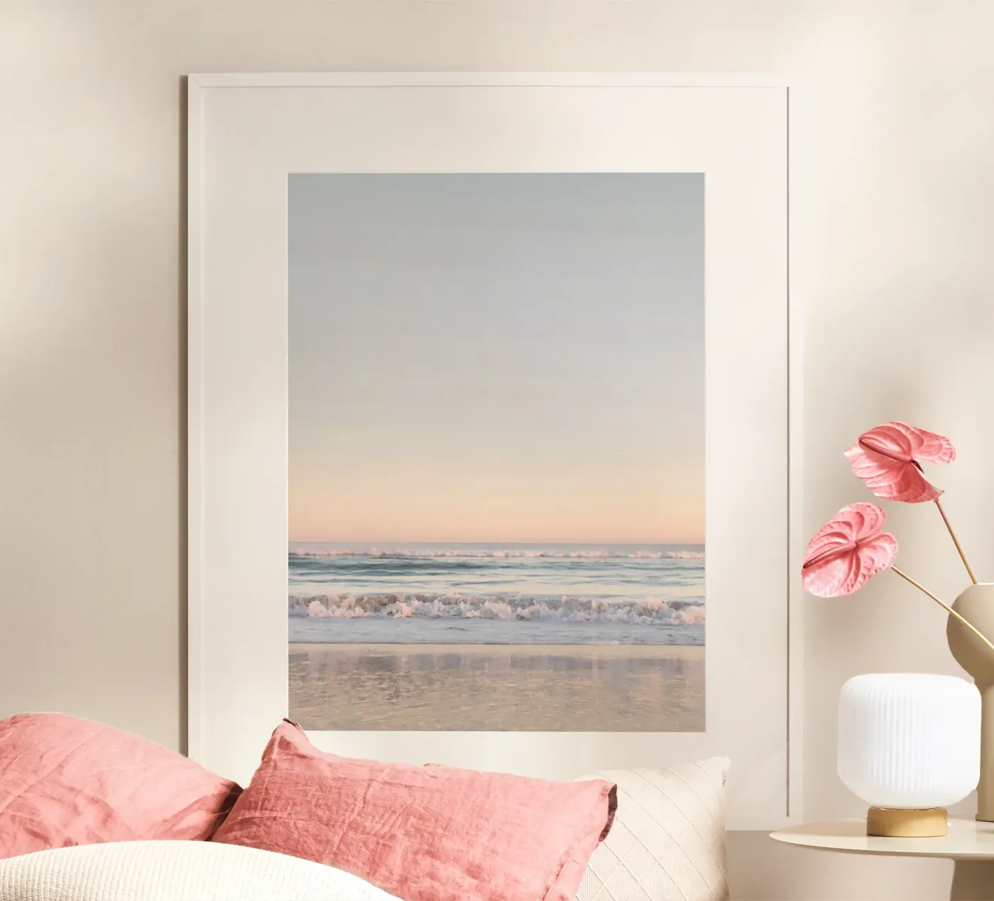 Traumlandschaft in Pastell Poster von Dagmar Pels