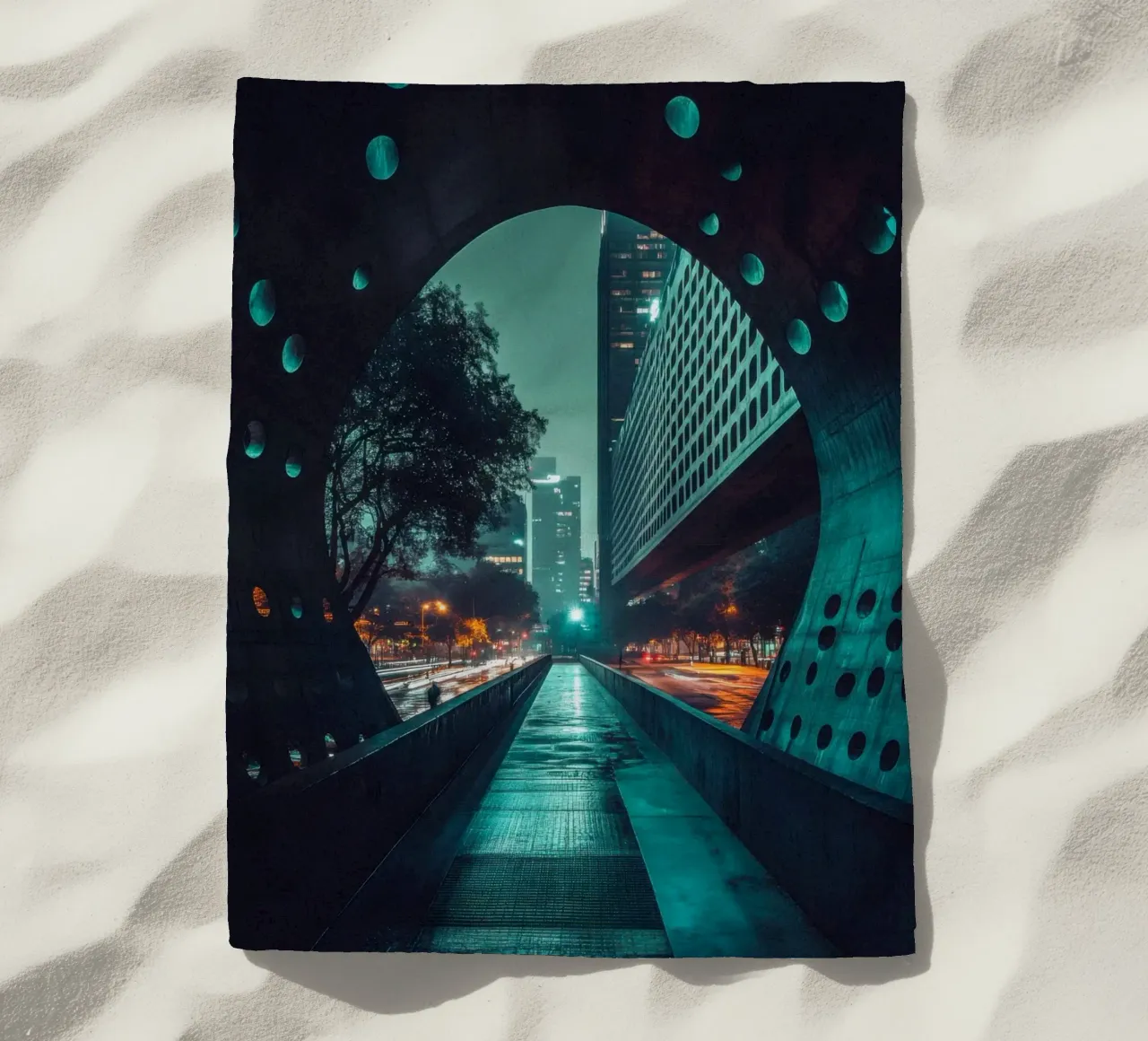 Città del Messico: brillantezza futuristica sotto un cielo mistico telo mare da By Night