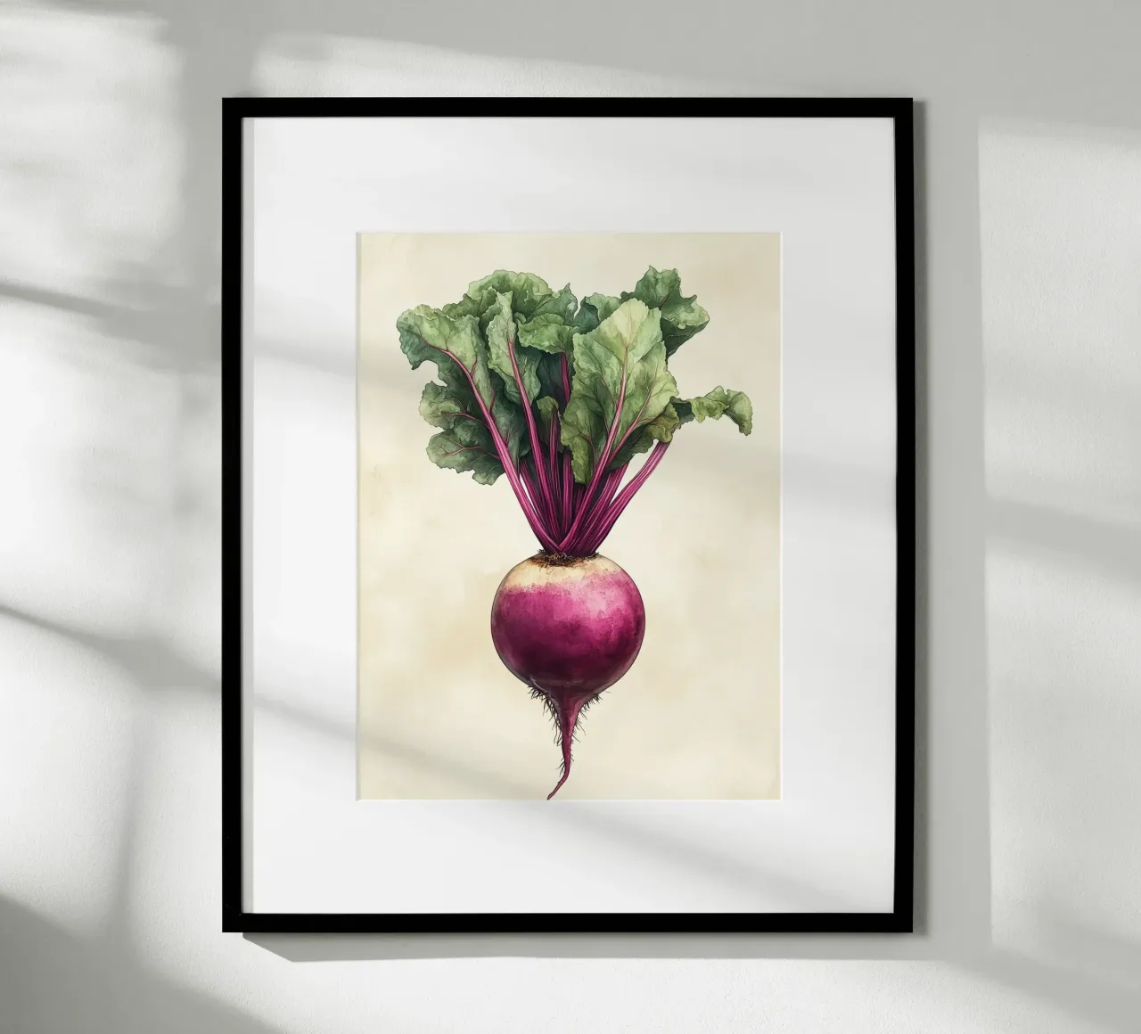 Barbabietola fresca poster con telaio in alluminio da Spice & Style